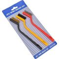 Mini Wire Brush Set Nylon, Brass and Stainless Steel Wire Brush -3 Pieces Set. 