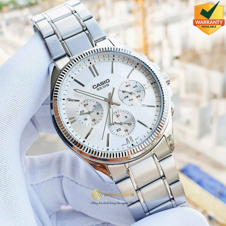 Original Casio - MTP-1375D-7AVDF - Stainless Steel Wrist Watch for Men