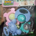 Set of 4 Pcs - Baby Rattle - Good Quality - Plastic Junjuna - Rattles Play Set - Eye Catching Colors - Chunchuna - Toy for early Ages Pakistani Babies Girls and Boys ( Giftable Toy Keepsake Rattles ). 