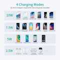 Choetech T511-S+T524-S Fast Wireless Charging Pad and Stand. 