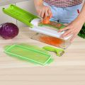 12pcs Set Nicer Dicer Plus Multi-Function Kitchen Tool Vegetables Fruits Dicer Food Slicer Cutter. 