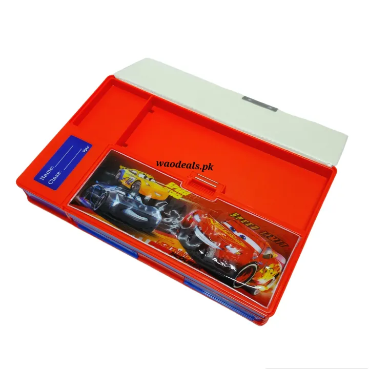 McQueen%20Cars%20Jumbo%20Kids%20Plastic%20Multi-Purpose%20Gadget%20Pencil%20Box%20with%20Calculator:%20The%20Ultimate%20Organizer%20for%20Youngsters%20-%20Image%206