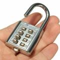 8 Digit Push Button Lock - Digit Password Combination Padlock for Suitcase School locker Luggage Travel bag ressetable Code Anti-Theft number Locks - NOT RESETTABLE Password Lock - Keyless Padlock. 