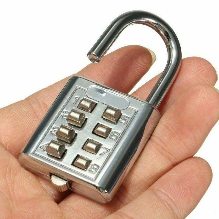 8%20Digit%20Push%20Button%20Combination%20Padlock%20code%20Number%20Lock%20New%20model%20-%20Image%204