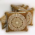 5 pieces cushions cover set, fabric velvet, size 15 length, 15 weidth, easy washable, colour granted. 