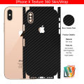 For Iphone X Skin/Wrap 360 Protection Carbon fiber/ Matte/ Transparent/ Leather Back And Sides Included Camera Skin. 
