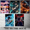 Set of 40 Pcs Anime Posters for Room Boys Gaming  10 x 15 cm Aesthetic Anime Poster for wall | Posters for Room Boys Anime | custom your design posters  Anime Posters for Wall | Anime Stickers for Laptop & Wall | Cool Posters for Gaming Room Decoration. 