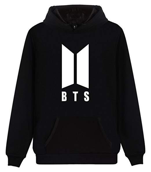 Black BTS Fleece Hoodie for men and women Export Quality