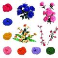 Pack of 5 Nylon Stocking Flower Making Handmade Wedding Home DIY Nylon Flower. 