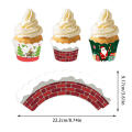 Holiday Cake Planting Flags Cake Border Accessories For Holiday Celebrations Christmas Cake Decorations Merry Christmas Cake Banner New Year Themed Cake Topper. 