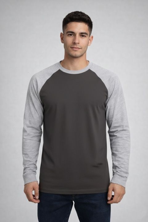 Men’s Raglan Full Sleeves Mid Season T Shirts | Daraz.pk