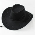 Western Cowboy Hat Beach Sun Hat Men and Women Xinjiang Grassland Big Brim Top Hat US Children's All-Match. 