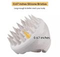LOHAS Biodegradable Wheat Straw Silicone Hair Brush Shampoo Brush Scalp Massager For Hair Growth. 
