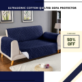 Ultrasonic micro cotton quilted sofa covers , Cotton Quilted Sofa Protectors, Ultrasonic sofa protectors, slip covers, sofa runners, fitted sofa covers. 