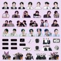 Sweet Journal 90PCS BTS Boys Kpop Butter Stickers Luggage Tag Diary Journaling Decorative Crafts Scrapbooking DIY Sticker. 