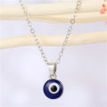 Lucky Eye Necklace Clavicle Chain Amulet Turkish Small Evil Blue Eye Necklace for Women Accessories Gift. 