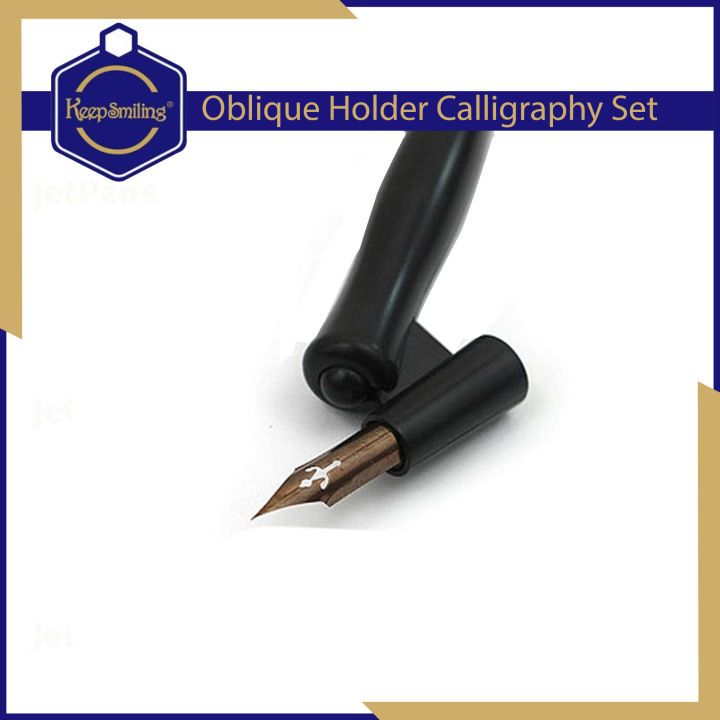 Keep%20Smiling%20Oblique%20holder%20Calligraphy%20Dip%20Pen%20Set%20-%20Image%205