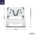 WiWU S100 Aluminum Alloy Adjustable Laptop Stand. 