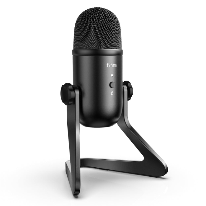 FIFINE K678 USB Condenser Microphone Condenser for PC Mac PS4 iOS Android - With Headphone Output & Volume Control, Mic Gain Control, Mute Button - For Podcasting, Vocals, Gaming, Streaming, YouTube Recording
