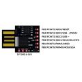 5Pcs ATTiny85 Digispark I2C LED Rev.3 Kickstarter 5V IIC SPI USB Development Board 6 I/O Pins for Arduino. 
