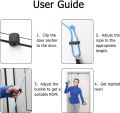 Shoulder Pulley Over The Door Physical Therapy System, Exercise Pulley for Physical Therapy, Alleviate Shoulder Pain and Facilitate Recovery from Surgery. 