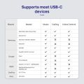 iNassen USB C to 3.5 mm Headphone Jack Adapter USB Type C to 3.5mm AUX Audio+Charge Adaptor UK. 