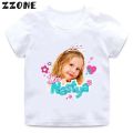 Kawaii Like Nastya Love Cat Graphic Cartoon Kids T-Shirts Funny Girls Clothes Baby Boys T shirt Summer Children Tops,ooo5483. 