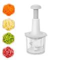 Pat Food Processor, Mini Chopper, 9 in 1 Vegetable Chopper, Multifunctional Manual Handheld Food Chopper, Easy to Use, Meat Kitchen Tool, Vegetables, Fruit. 
