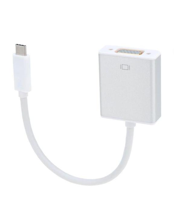 USB Type C 3.1 to VGA Converter - White