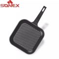 SONEX Non-Stick GRILL PAN Die Cast Ceramic Coating - 24cm - Black. 