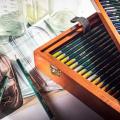 Derwent Artists Blendable Colour Pencil in Wooden Box - Set of 120. 