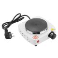 Portable Electric Worktop Stove Multifunctional Hot Plates for Tea Coffee Kitchen, Single Heating Plate Burner (EU Plug), 220V Adjustable EU Plug Electric Hot Stove Portable 500W for Heating, Electric Mini Stove, 500W Portable Single Burner. 