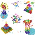 MagiStix Magnetic Building Sticks for Kids - Develops Problem-Solving Skills, Hand-Eye Coordination, Spatial Awareness & Fosters Creativity, Imagination & Learning Through Play - Perfect Educational Toy for Children. 