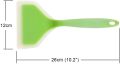 Silicone Wide Spatula Non-stick Cooking Spatula Turner for Kitchen (Color Random). 