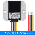 Gyvrm 12v To 15v 1a 2a 3a 5a Boost Step-Up Dc Dc Converter 12 Volt To 15 Volt Voltage Regulator For Electric Cars 9-14v To 15v. 