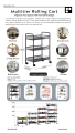 3 Tier Pink Metal Rolling Cart by Roller, kitchen trolly Heavy Duty Storage Utility Cart Little Organization Cart with with Handle and Locking Wheels,Multifunctional Storage Shelves for Office Kitchen Bedroom Bathroom, Pink ,Made in Pakistan. 
