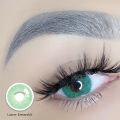 Color lens  Aqua One Tone Eye Contact Lenses With Container + free water kit / disposable lenses / lense, eye lense / color lense / eye lenses for girls-Blue. 