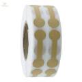 2x Round Jewelry Price Tag Stickers, Barbell Labels Kraft Blank Labels for Rings Merchandise Bags Jewelry Shops Identification Stickers. 