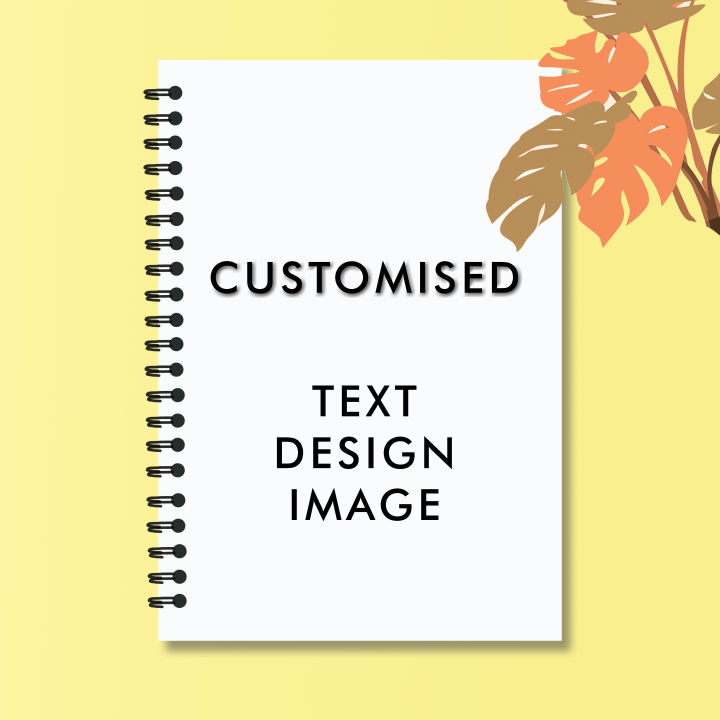Customised Notebook A4 or A5  for Girls University College and Personlised Gifts- Printicious