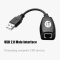 USB RJ45 Extension Adapter Up To 150 Foot Length USB-RJXT. 