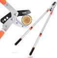 Extendable Anvil Loppers Tree Trimmer with Compound Action,Chops Thick Branch Ease,27-41''Telescopic Heavy Duty Branch Cutter,2 inch Clean Cut Capacity. 