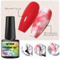 Mtssii Clear Blossom Gel Nail Polish Gradient Blossoming Smook Effect Watercolor Nail Gel Soak off UV Functional Nail Gel DIY. 