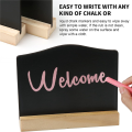 12Pack Kitchen Notes Chalk Boards Small Blackboard Message Tabletop Board with Stands 10X7.2cm. 