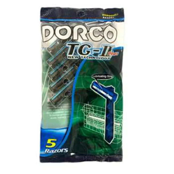 (5 Pcs Pack) Dorco TG-11 Disposable Razor | DORCO TWIN BLADE FIXED HEAD ...