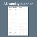 daily Planner | A5 to do list | to do list journal | note pad | check list book. 
