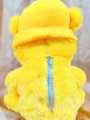 12'' Sequince Heart Fluffy Teddy Bear Hat Wear Teddy Bear for Girls/ Kids - Yellow. 