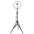 26cm Ring Light with 7ft Aluminium Tripod Stand & Mobile Holder (3 colors). 