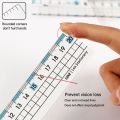 High Quality Transparent Ruler With Wavy Line Preventing Myopia Straight Rulers Plastic Scale Ruler School Office. 