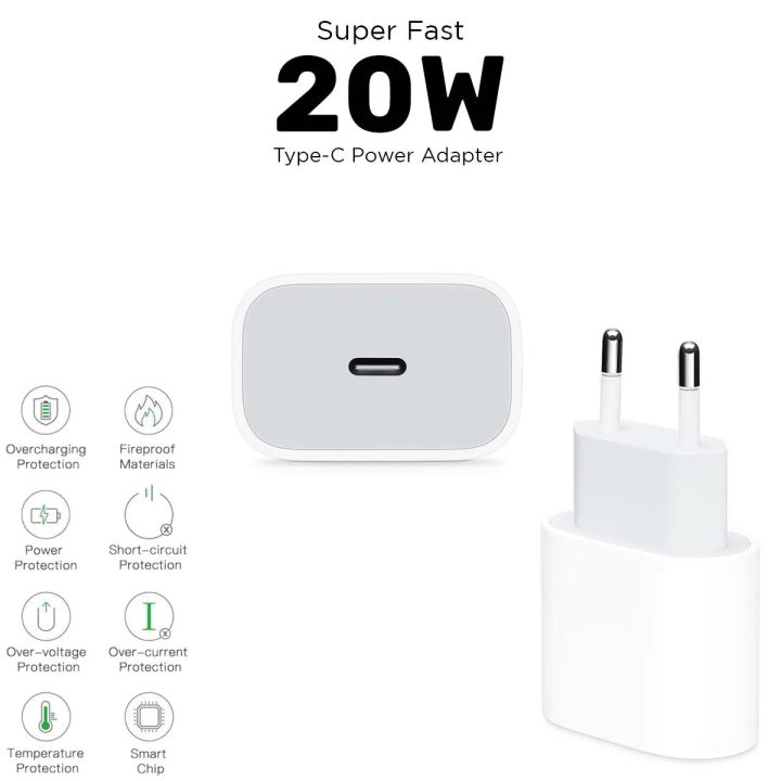 20 Watt Macbook Fast Charger 20 Watt Apple Charger Original IPhone