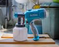 Total Industrial HVLP Electric paint gun by tool hub, paint machine best paint gun , paint sprayer machine , paint machine for wall and car ,paint sprayer gun ,light weight paint gun, durable paint machine ,. 